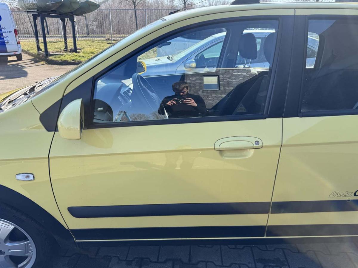 Hyundai Getz Cross original T&uuml;r vorn links 3W Willow Green 5-T&uuml;rer Rohbau Bj.2008